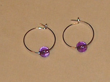 Beaded Ear Hoops